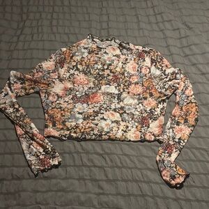 Amazon Floral Long Sleeve Top - Multicolor